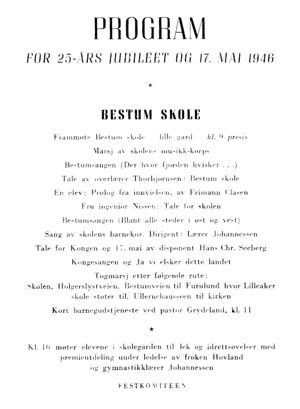 Program 17. mai 1946