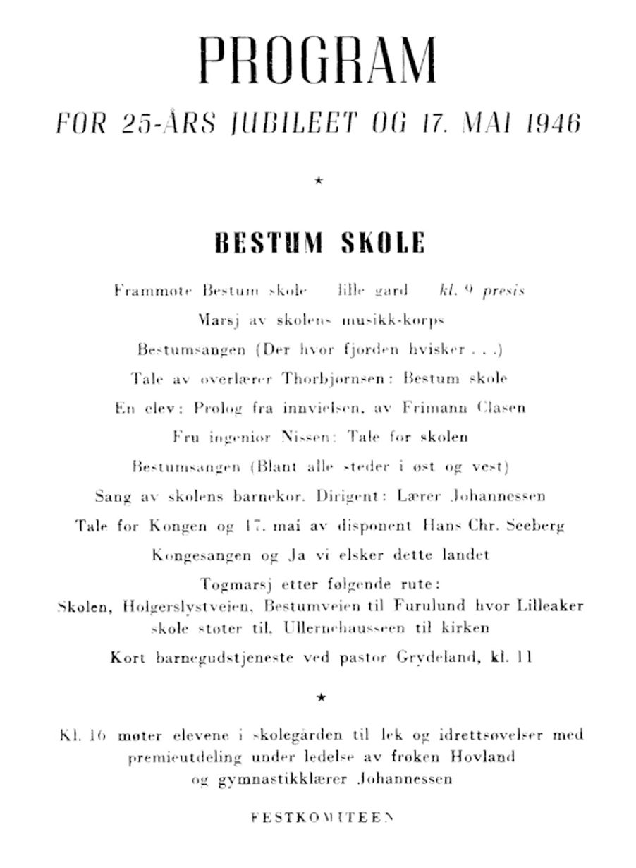 Program 17. mai 1946