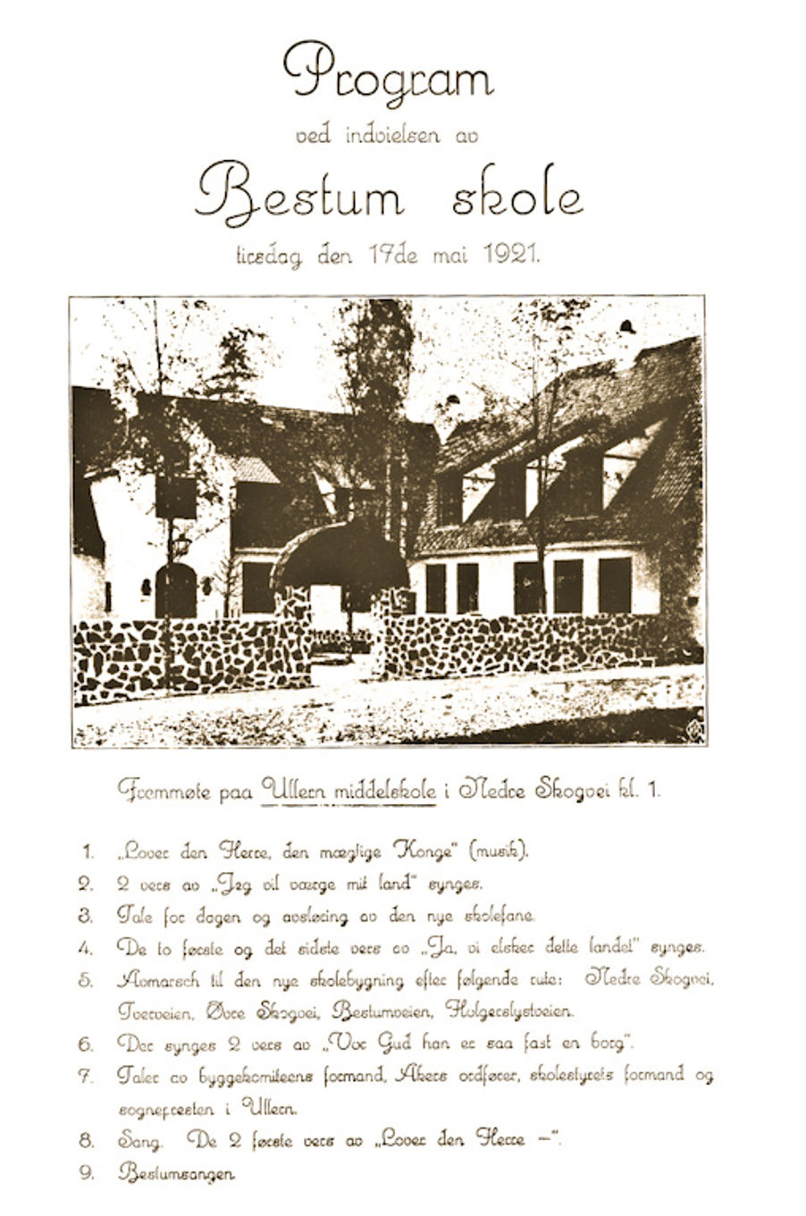 Program 17. mai 1921